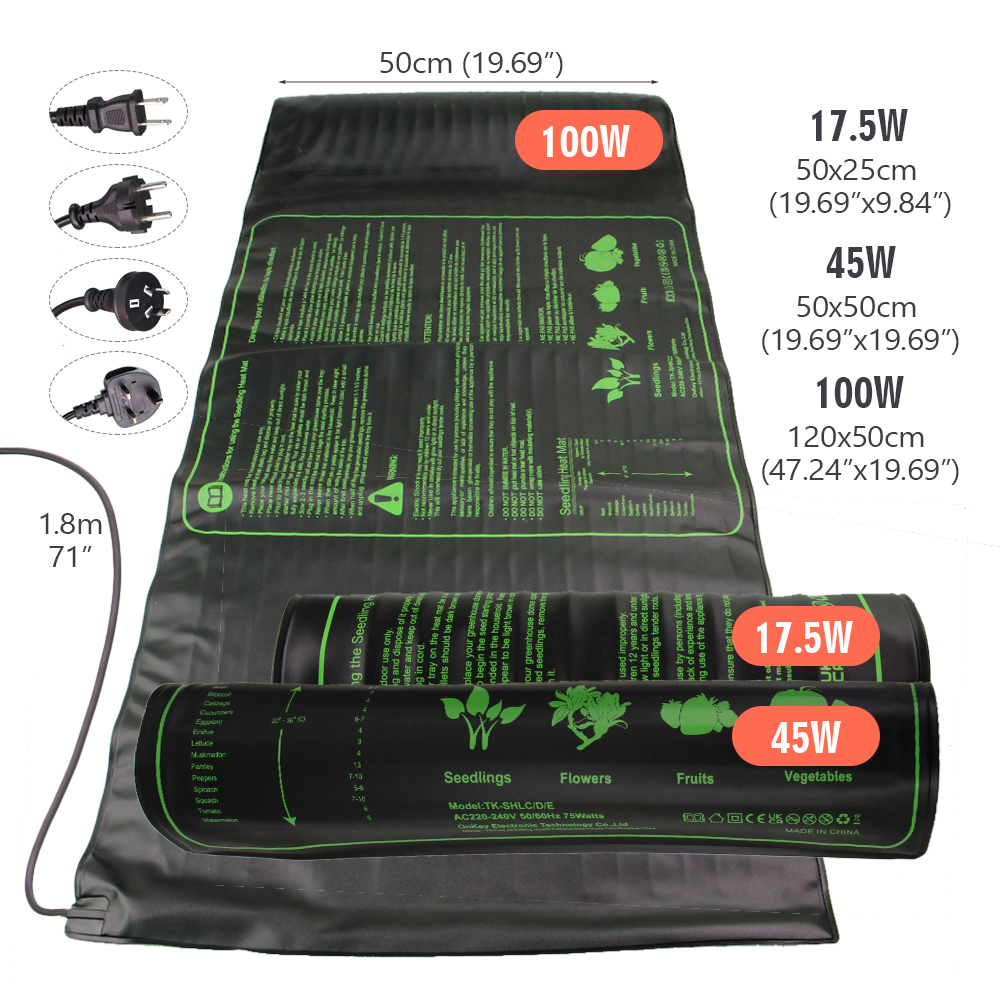 17.5W 45W 100W Seedling Heat M - Rooting Gel Clone review and price