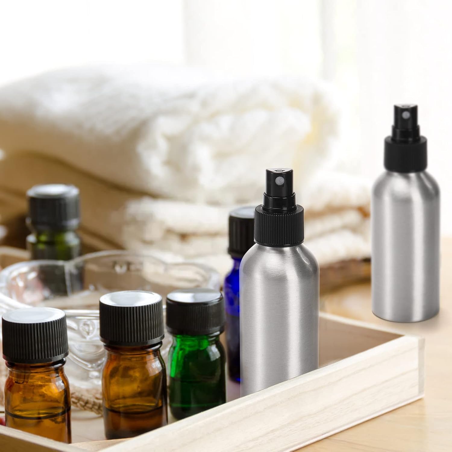 1Pack 30/120ml Aluminum Empty  - Misting Bottle Fine review and price
