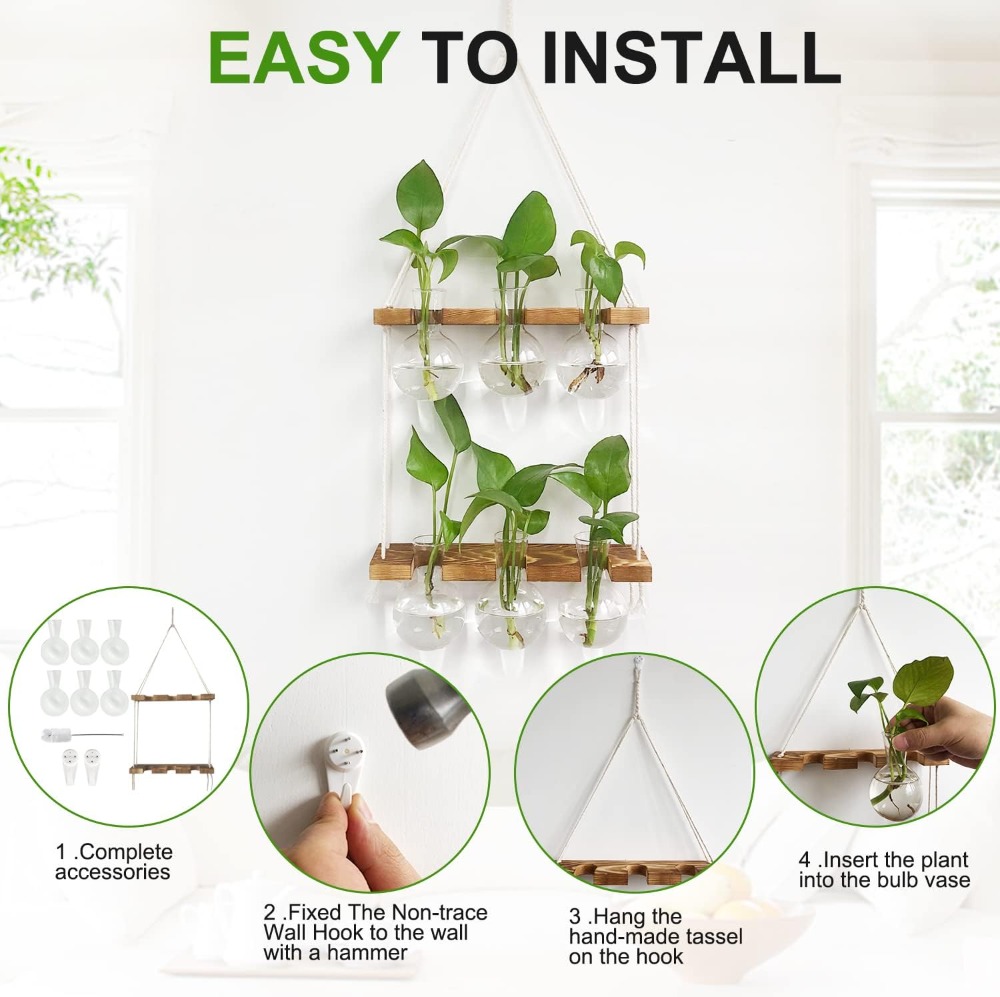 Wall Hanging Plant Propagation - Propagation Station Vase review and price
