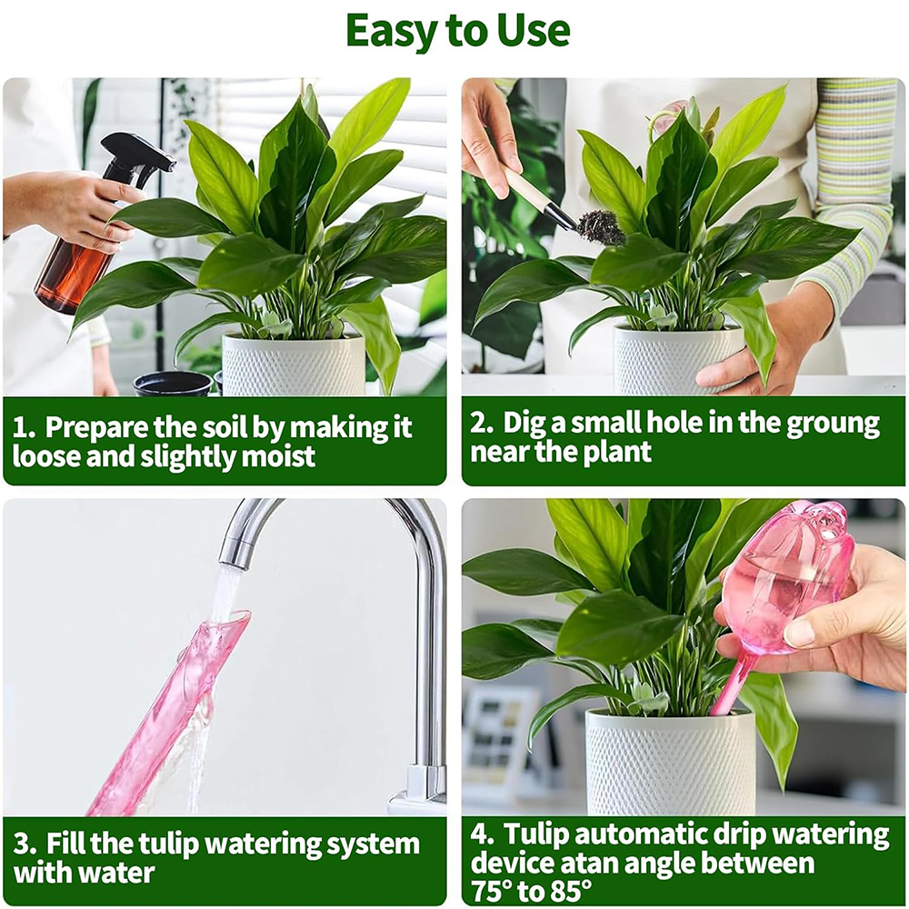2/4pcs Tulip-Shaped Self-Water - Self Watering Insert review and price