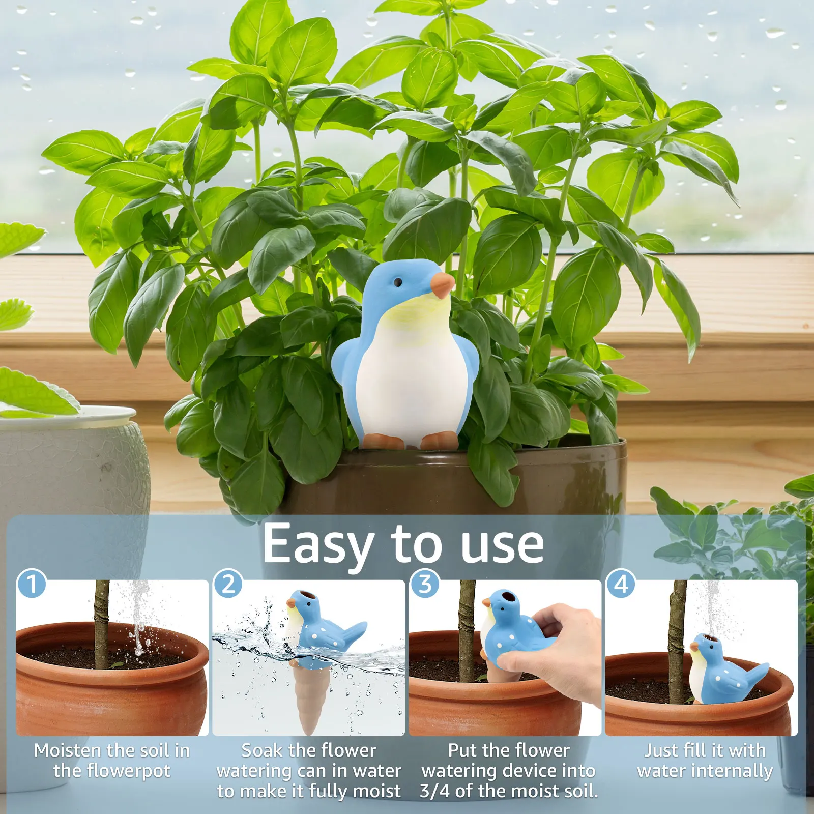 4Pcs Automatic Plant Watering  - Self Watering Insert review and price